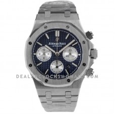 Royal Oak Self-Winding Chronograph Blue/White Dial in Steel Royal Oak Self-Winding Chronograph Blue/White Dial in Steel