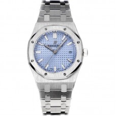 Royal Oak Selfwinding 77350ST 34mm Light Blue Dial in Steel