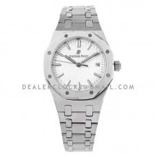Royal Oak Selfwinding 77350ST 34mm White Dial in Steel