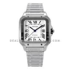 Santos de Cartier 35mm White Dial in Steel Santos de Cartier 35mm White Dial in Steel