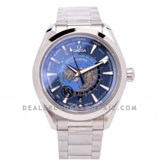 Seamaster Aqua Terra Worldtimer Master Chrononometer Blue Dial on Bracelet Seamaster Aqua Terra Worldtimer Master Chrononometer Blue Dial on Bracelet