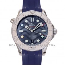 Seamaster Diver 300M ‘Beijing 2022’ Edition in Rubber Strap