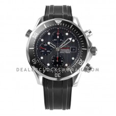 Seamaster Diver 300m Chronograph Black Dial on Rubber Strap