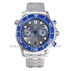 Seamaster Diver 300m Co-Axial Master Chronometer Chronograph 44mm Grey Dial in Steel Ref: 210.30.44.51.06.001