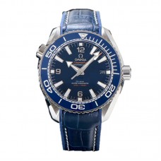 Seamaster Planet Ocean 600M 43.5mm Blue Dial in Steel on Leather Strap Seamaster Planet Ocean 600M 43.5mm Blue Dial in Steel on Leather Strap