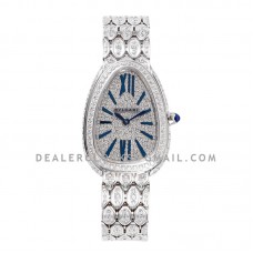 Serpenti Seduttori Watch Full Diamond Paved Dial