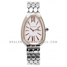 Serpenti Seduttori Watch Ref: 103144 White Dial in Steel/Rose Gold Serpenti Seduttori Watch Ref: 103144 White Dial in Steel/Rose Gold