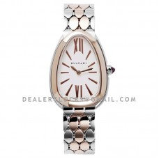 Serpenti Seduttori Watch White Dial in Steel/Rose Gold Serpenti Seduttori Watch White Dial in Steel/Rose Gold