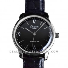Sixties Black Dial in Steel Ref: 1-39-52-04-02-04 Sixties Black Dial in Steel Ref: 1-39-52-04-02-04