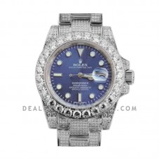 Submariner 116659 Blue Dial with Diamond Markers in Steel