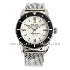 Superocean Heritage II B20 Automatic 42mm in White Dial on Black Bezel