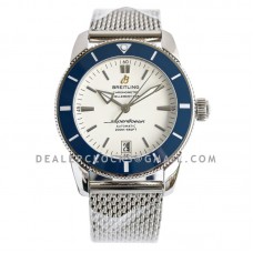Superocean Heritage II B20 Automatic 42mm in White Dial on Blue Bezel
