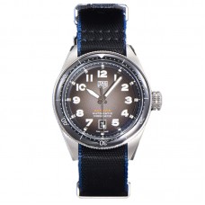 Tag Heuer Autavia Caliber 5 Black Dial with Black Ceramic Bezel on Nylon Strap Tag Heuer Autavia Caliber 5 Black Dial with Black Ceramic Bezel on Nylon Strap
