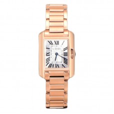 Tank Anglaise 30.2mm White Dial in Rose Gold Tank Anglaise 30.2mm White Dial in Rose Gold