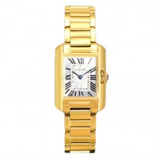 Tank Anglaise 30.2mm White Dial in Yellow Gold Tank Anglaise 30.2mm White Dial in Yellow Gold