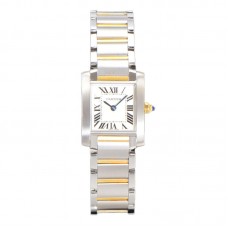 Tank Francaise Watch Small Steel/Yellow Gold