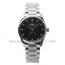 The Longines Master Collection Moonphase Black Dial L2.909.4.57.6 The Longines Master Collection Moonphase Black Dial L2.909.4.57.6