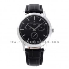 Traditionnelle Manual-Winding Black Dial in Steel Traditionnelle Manual-Winding Black Dial in Steel