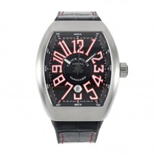 Vanguard Black Dial with Red Markers V 45