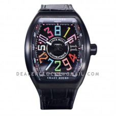 Vanguard Crazy Hours V45 Black Dial in PVD Vanguard Crazy Hours V45 Black Dial in PVD