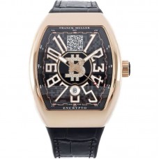 Vanguard Encrypto Black Dial in Rose Gold V 45 SC DT BTC BCD 5N (NR) Vanguard Encrypto Black Dial in Rose Gold V 45 SC DT BTC BCD 5N (NR)
