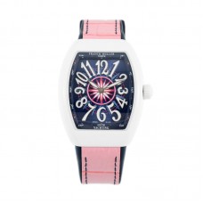 Vanguard Moonphase V32 Blue Dial in Ceramic on Pink Strap Vanguard Moonphase V32 Blue Dial in Ceramic on Pink Strap