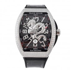 Vanguard Yachting Dragon V45YT Black Dial with Diamond Bezel