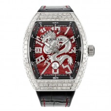 Vanguard Yachting Dragon V45YT Red Dial with Baguette Diamond Bezel Vanguard Yachting Dragon V45YT Red Dial with Baguette Diamond Bezel