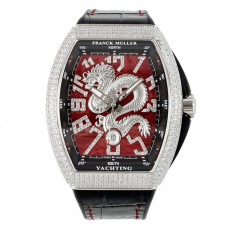 Vanguard Yachting Dragon V45YT Red Dial with Diamond Bezel