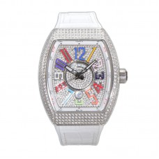 Vanguard Yachting White Dial V45 with Colourful Markers