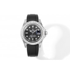 Yacht Master 40 Grey Dial with White Diamond Bezel Yacht Master 40 Grey Dial with White Diamond Bezel