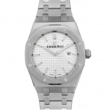Lady Royal Oak 67650 White Dial in Steel