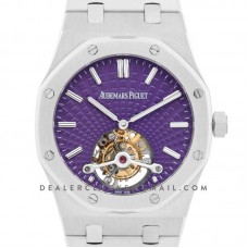 Royal Oak Tourbillon Extra-Thin Purple Dial in Steel 2018 SIHH Ref. 26522ST