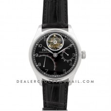 Portugese Tourbillon Mystere Retrograde IW504401 in White Gold