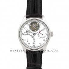 Portugese Tourbillon Mystere Retrograde IW504601 in White Gold