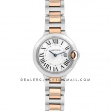 Ballon Bleu de Cartier 33mm White Dial in Steel and Gold Ballon Bleu de Cartier 33mm White Dial in Steel and Gold