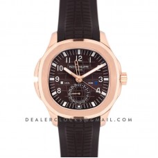 Aquanaut Time Travel 5164A Brown dial in Rose Gold