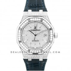Royal Oak 15452BC White Gold Pave Diamonds