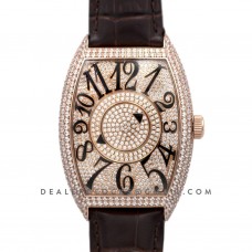 Double Mystery Curvex in Diamond Dial on Rose Gold Double Mystery Curvex in Diamond Dial on Rose Gold