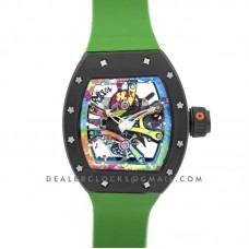 RM 068-01 Tourbillon Cyril Kongo on Green Rubber Strap RM 068-01 Tourbillon Cyril Kongo on Green Rubber Strap