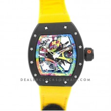 RM 068-01 Tourbillon Cyril Kongo on Yellow Nylon Strap