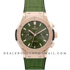 Classic Fusion Chronograph Green Dial in Rose Gold
