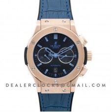 Classic Fusion Chronograph Blue Dial with Blue Marker in Rose Gold Classic Fusion Chronograph Blue Dial with Blue Marker in Rose Gold