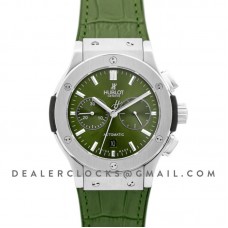 Classic Fusion Chronograph Green Dial in Steel