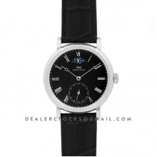 Vintage Portofino Hand Wound IW544801 Black Dial in Steel Vintage Portofino Hand Wound IW544801 Black Dial in Steel