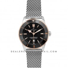 Superocean Heritage II B20 Automatic 44mm in Black Dial on Black and Rose Gold Bezel