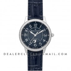 Rendez-Vous Night & Day Blue Dial in Steel on Blue Leather Strap