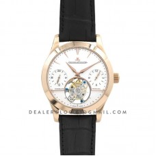 Master Grande Tradition Tourbillon Cylindrique a Quantieme Perpetuel White Dial in Rose Gold