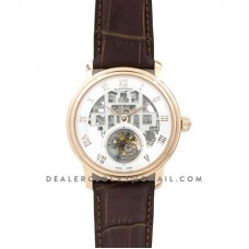 Fantasy Tourbillon White Dial in Rose Gold on Brown Leather Strap Fantasy Tourbillon White Dial in Rose Gold on Brown Leather Strap