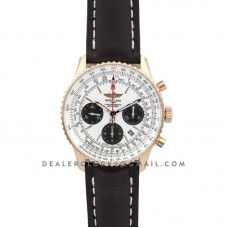 Navitimer 01 Chronograph Silver Dial in Rose Gold Navitimer 01 Chronograph Silver Dial in Rose Gold